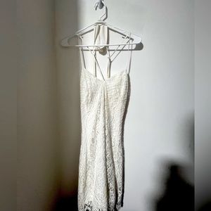 Lace white Bebe dress size 0
